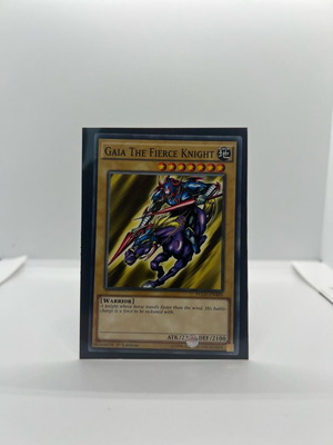 Gaia The Fierce Knight Yu-Gi-Oh card 1st edition like new