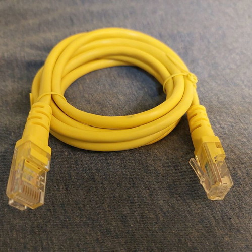 Ethernet cable new, yellow unused