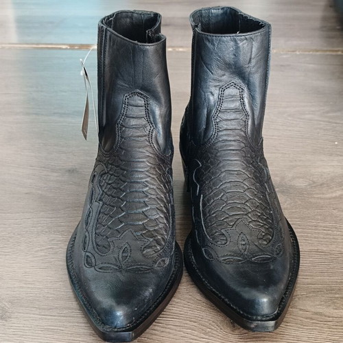 Commanchero Original Cowboy Boots New Black Size 40