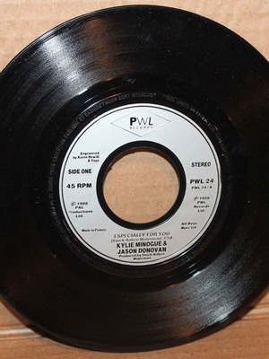 Especially For You 45 RPM βινύλιο μεταχειρισμένο από Kylie Minogue & Jason Donovan
