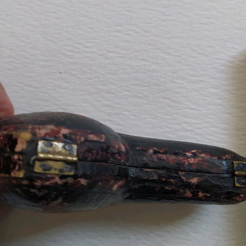 19th Century Carved Wooden Pipe Used, Riki Wood