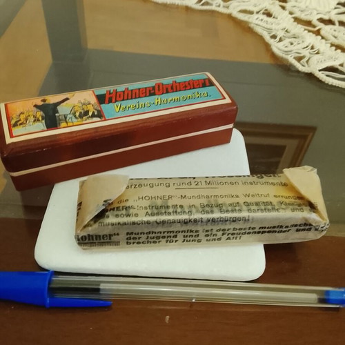 Hohner-Orchester I Vintage Harmonica New in Original Box