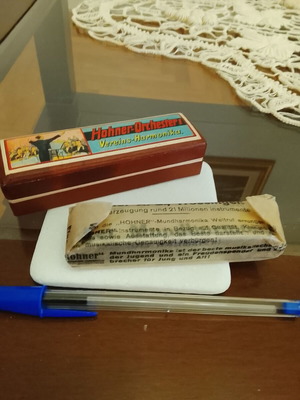 Hohner-Orchester I Vintage Harmonica New in Original Box