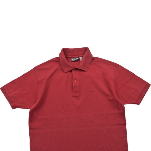 Lotto red polo shirt used, size small
