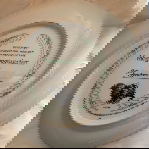 Συλλεκτικά πιάτα Deutsches Jagdmuseum München σαν καινούργια, 1987-1988