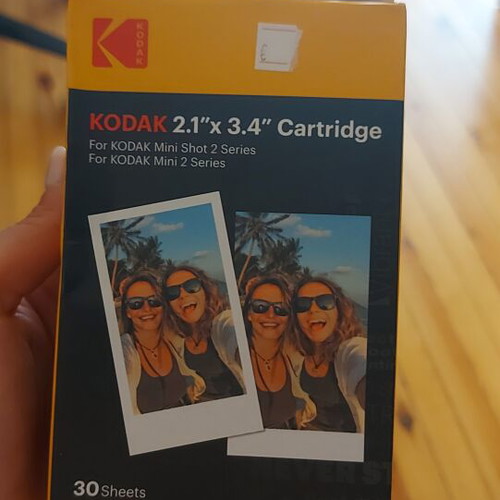 Kodak Mini Shot 2 Series Ribbon Paper Cartridge like new, 30 sheets