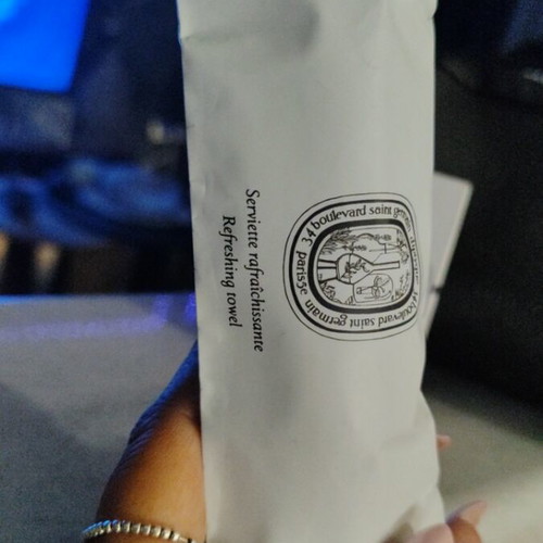 Diptyque Perfume Set new with leather bag and skincare cream