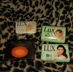 Συσκευασίες σαπουνιών Lux και Transparent vintage σαν καινούργιες, πακέτο 4