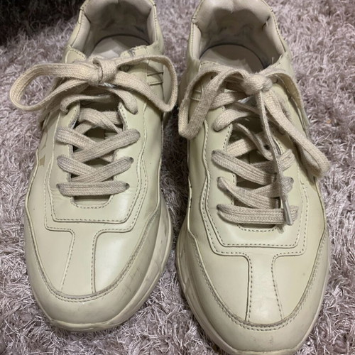 Gucci sneakers used, size 38, beige