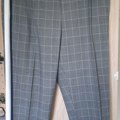 Zara winter pants gray with side stripe like new