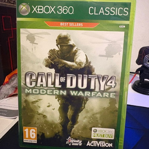 Call of Duty 4 Xbox 360 like new with box