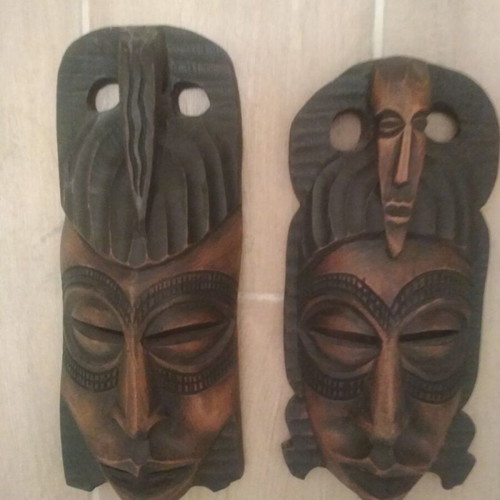 Decorative wooden sculpture like new