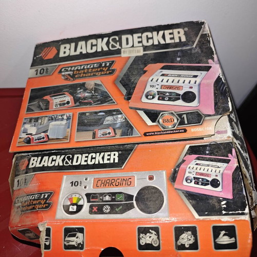 Black & Decker BDSBC10P Car Battery Charger 10A New