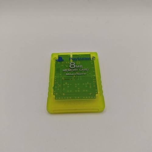 Sony PlayStation 2 Memory Card, lemon yellow