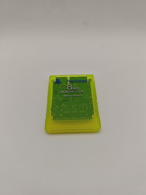 Sony PlayStation 2 Memory Card, lemon yellow