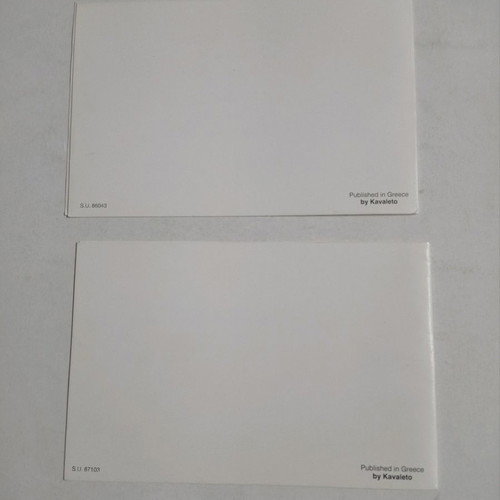 Vintage greeting cards with Piraeus themes, set of 4