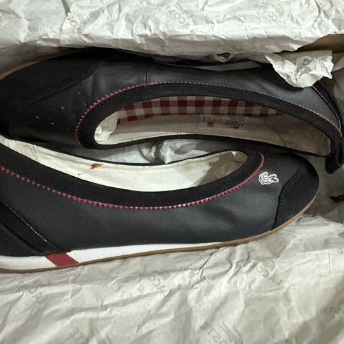 Lacoste ballerina shoes size 38, black