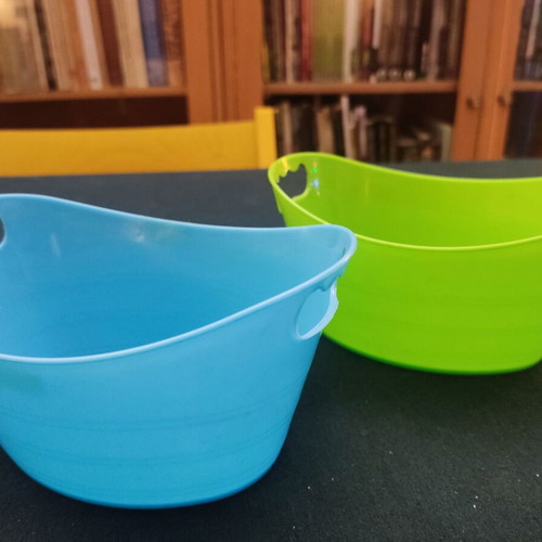 Ikea plastic baskets used, set of 2 pieces