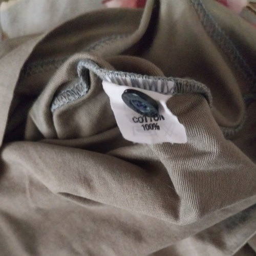 Dur men's polo shirt like new, khaki, cotton fabric