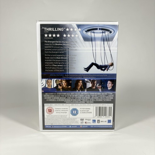 The Divergent Series Insurgent DVD new, with English subtitles