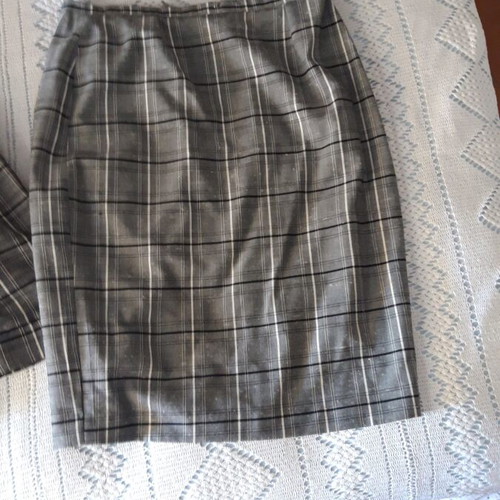Summer Tailored Set with Shirt A-Style like new, black and white