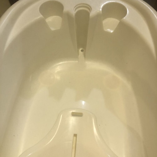 Cangaroo Baby Bathtub with Stand Bubble and Thermometer, Like New, Pink