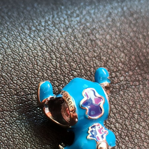Pandora Disney Stitch charm like new, silver