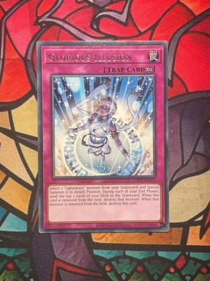 Glorious Illusion Yu-Gi-Oh Trap Card new, LODT-EN071