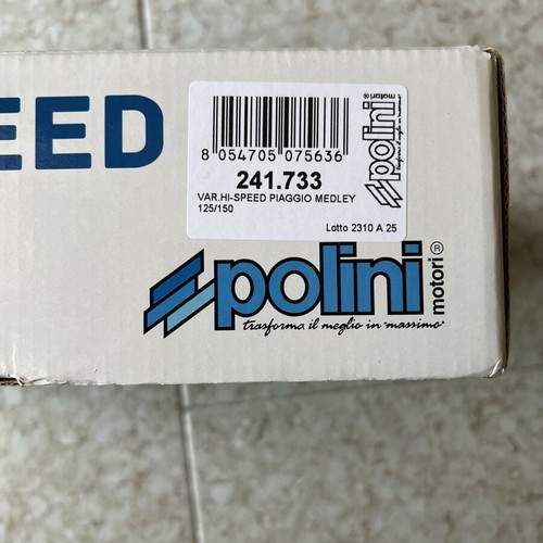 Polini Hi-Speed Variator new for Piaggio Medley Vespa GTS 125-150cc