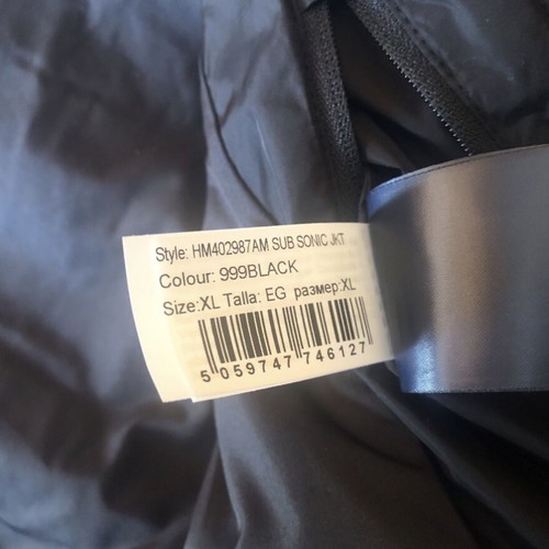 Hackett Aston Martin Sub Sonic Jacket new, men's XL, black