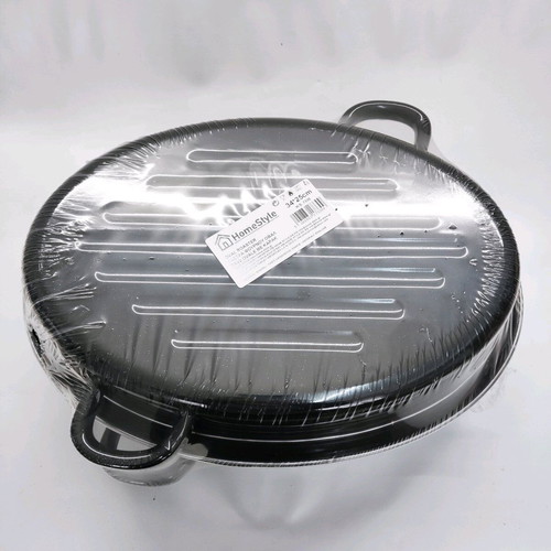 Enamel Roasting Pan new, small oven size 34x25x15 cm