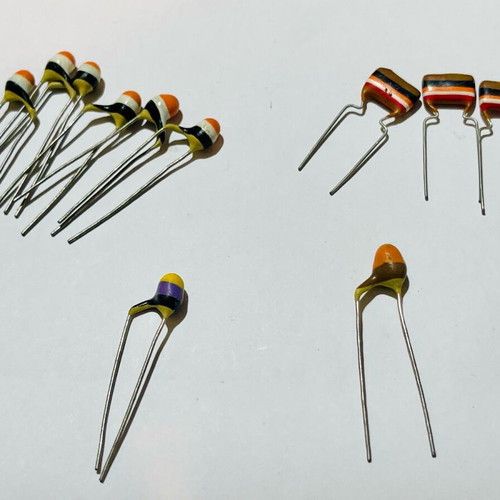 Vintage Tropical Fish capacitors new lot of 11 pieces