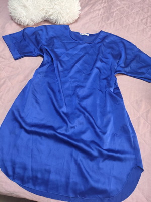 Blousedress like new, blue, sizes L and XL