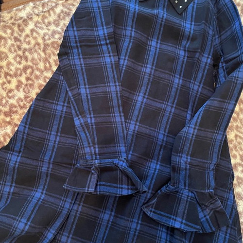 BSB blouse dress used, blue, size M