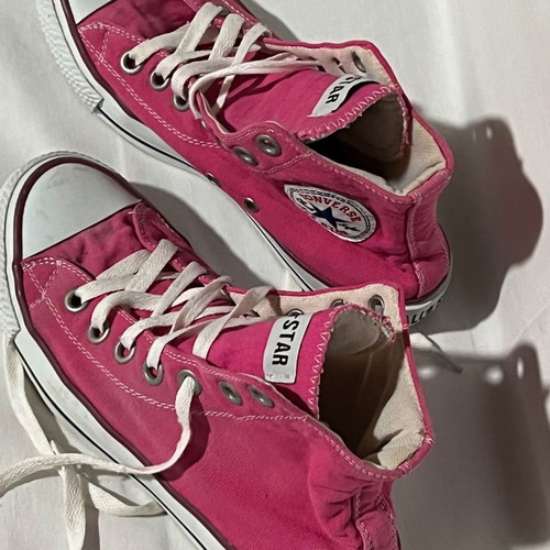 All Star Converse boots used size 37 pink sneakers