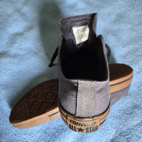 Vintage Converse All Star used gray athletic shoes size 44.5-45