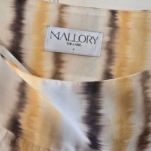 Mallory The Label women's skirt like new, size S, beige and brown
