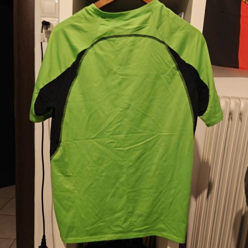 Domyos Running T-shirt size M like new, black and green