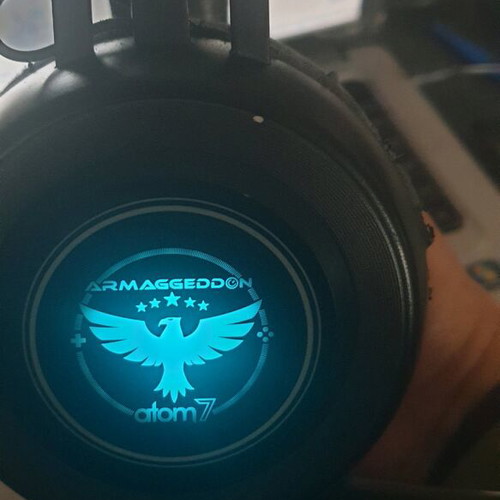 Armaggeddon Atom 7 wired gaming headset used