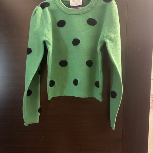Girls' pullover 10 years Compania Fantastica like new, green