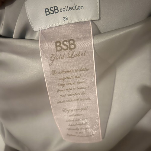 Bsb maxi satin dress silver new, one shoulder, side slit