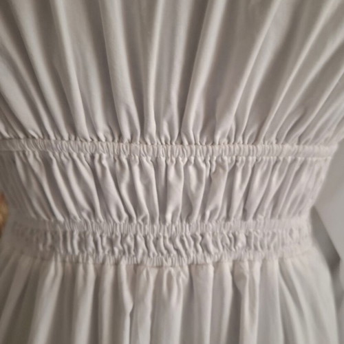 Proenza Schouler White Label white midi dress with puff sleeves