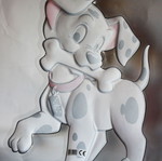 Disney 101 Dalmatians vintage 90's πλαστική διακοσμητική αφίσα τοίχου 50cm καινούργια