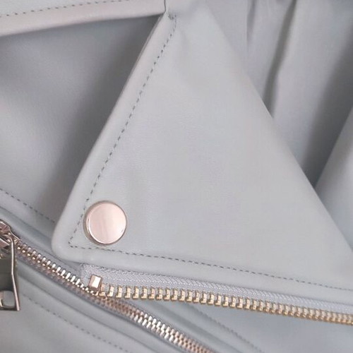 Zara leatherette jacket new with gold details, size L