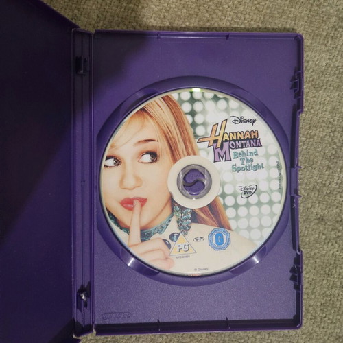 Hannah Montana Behind the Spotlight DVD like new