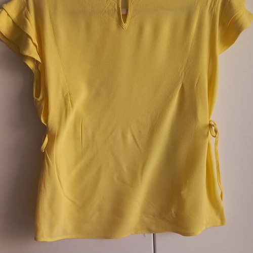 Toi & Moi women's blouse, soft yellow, size M/38/10