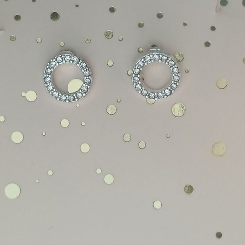 Avon earrings new, silver, brass, small
