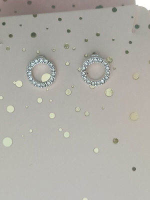 Avon earrings new, silver, brass, small