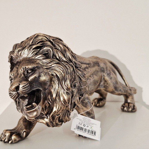 Lion Statue new, decorative figure, 31 cm