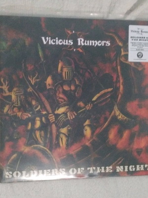 Vicious Rumours Soldiers Of The Night LP new, metal